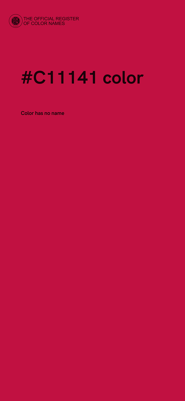 #C11141 color image