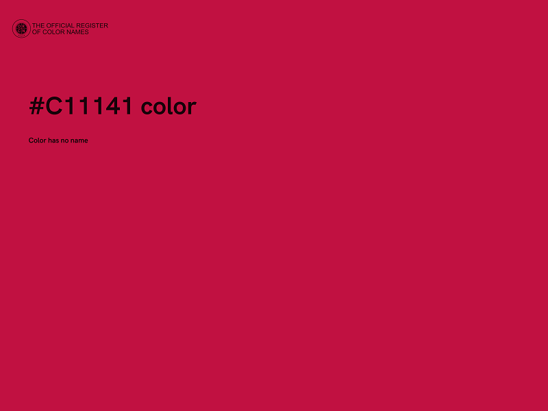 #C11141 color image