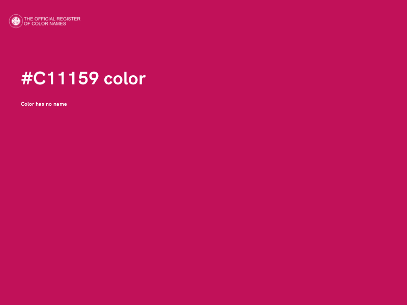 #C11159 color image