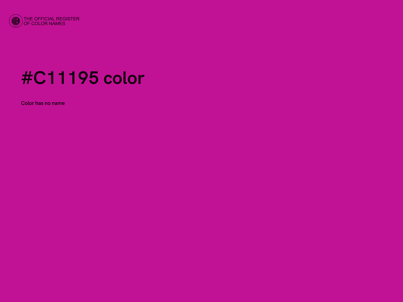 #C11195 color image
