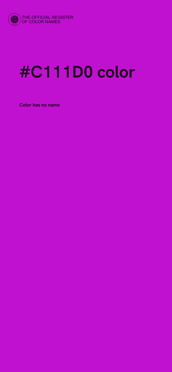 #C111D0 color image