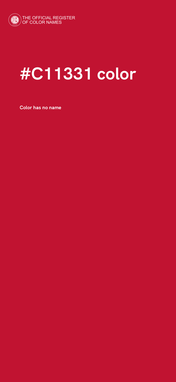 #C11331 color image