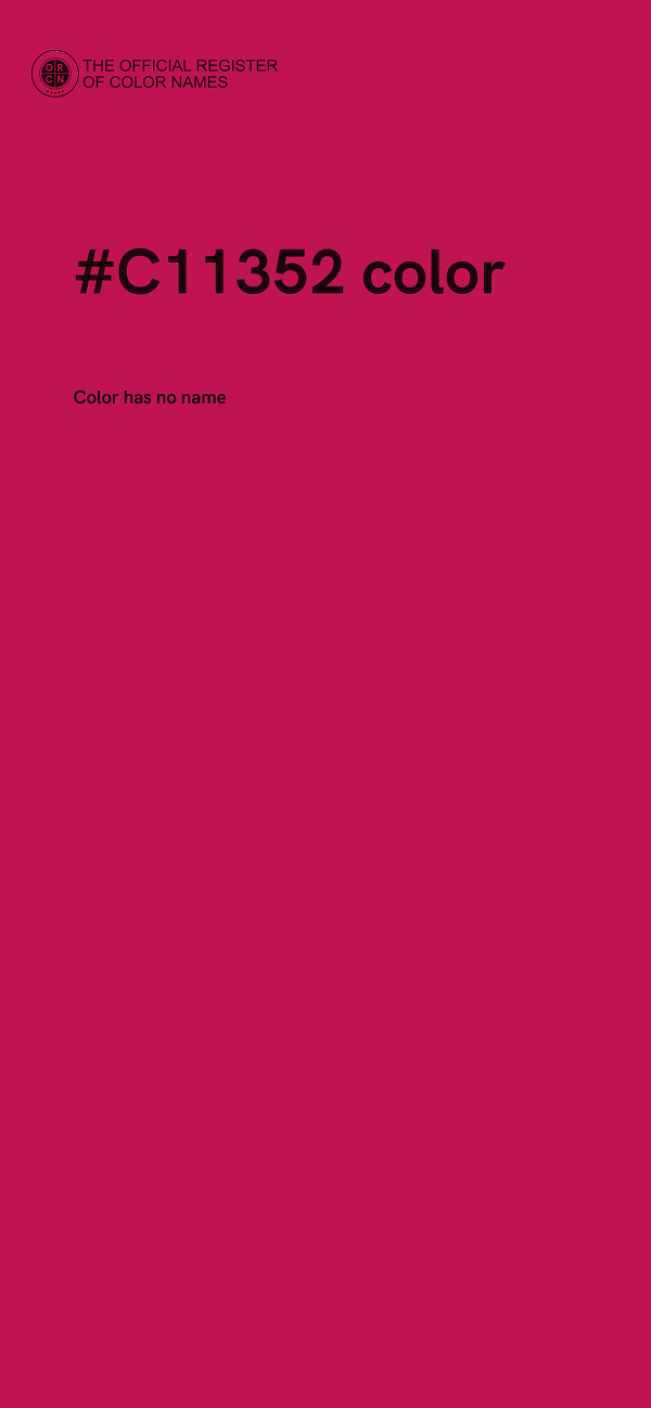 #C11352 color image