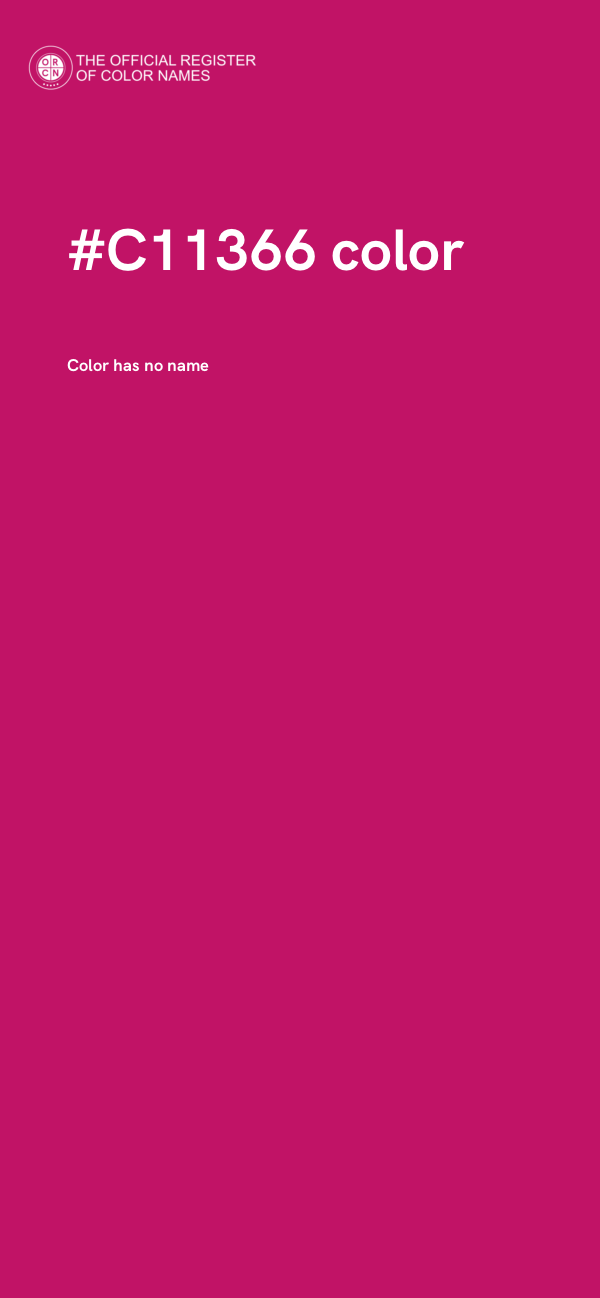 #C11366 color image