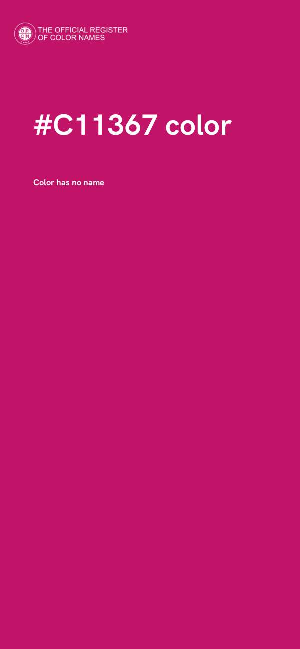 #C11367 color image