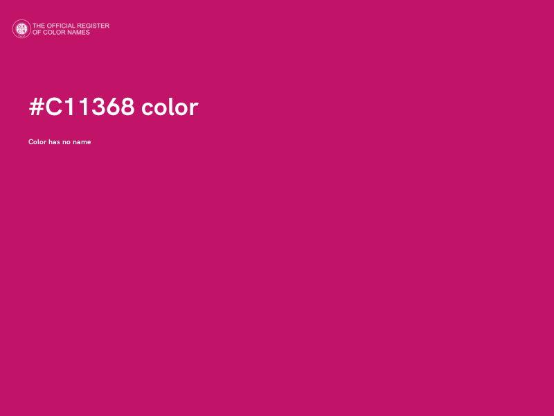 #C11368 color image