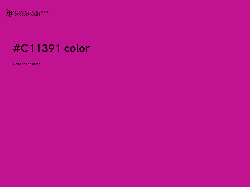 #C11391 color image