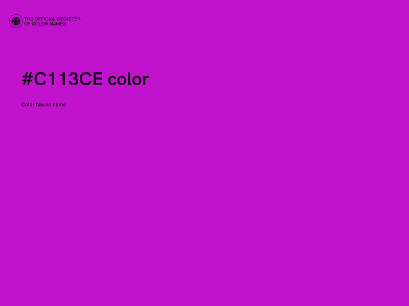 #C113CE color image