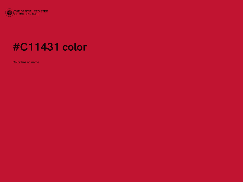 #C11431 color image