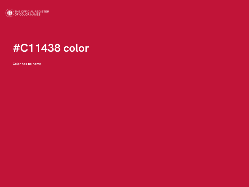 #C11438 color image