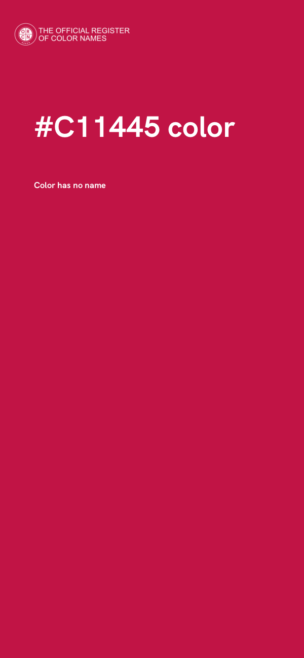 #C11445 color image