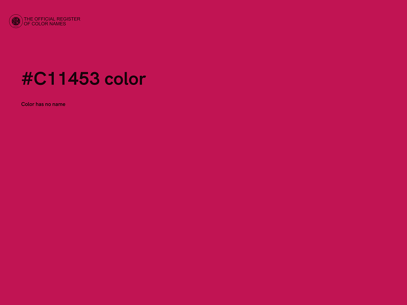 #C11453 color image