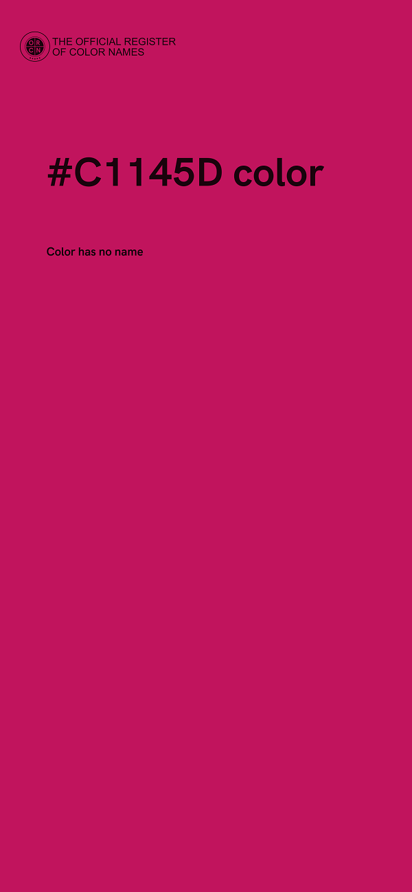 #C1145D color image