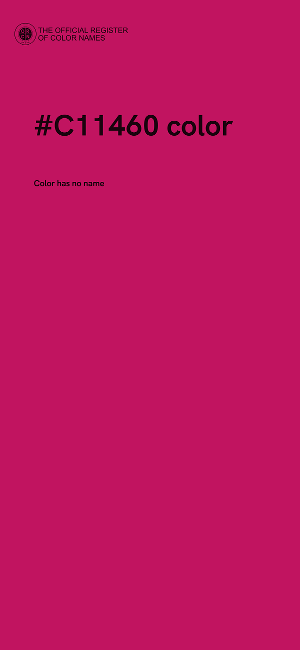 #C11460 color image