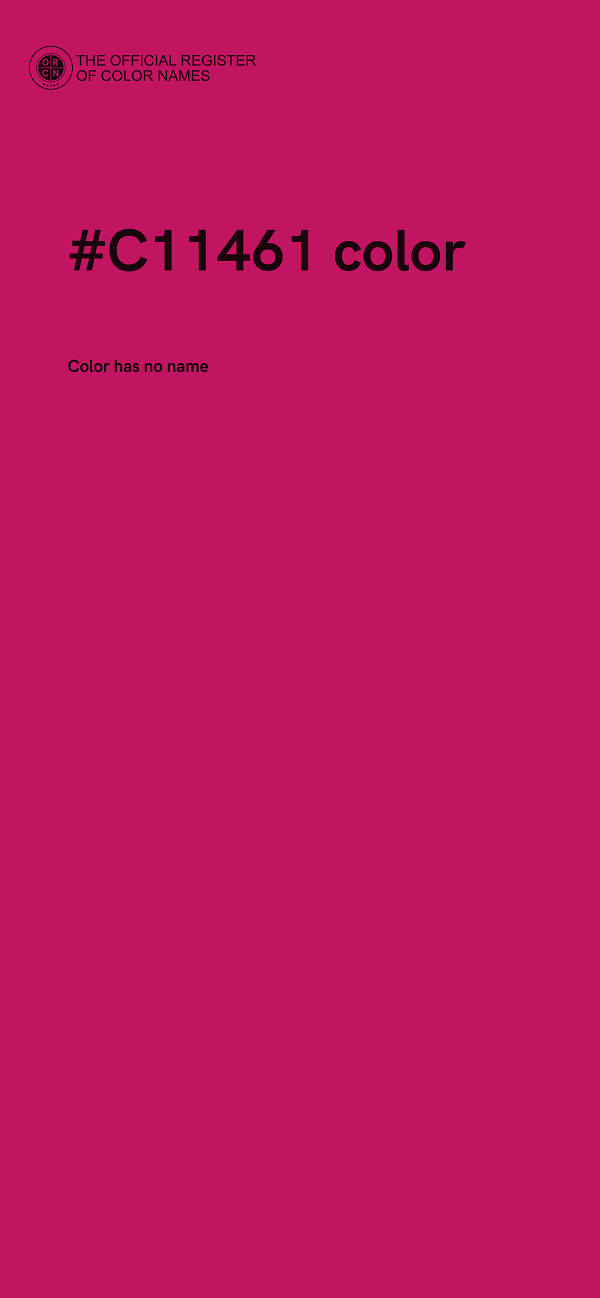 #C11461 color image