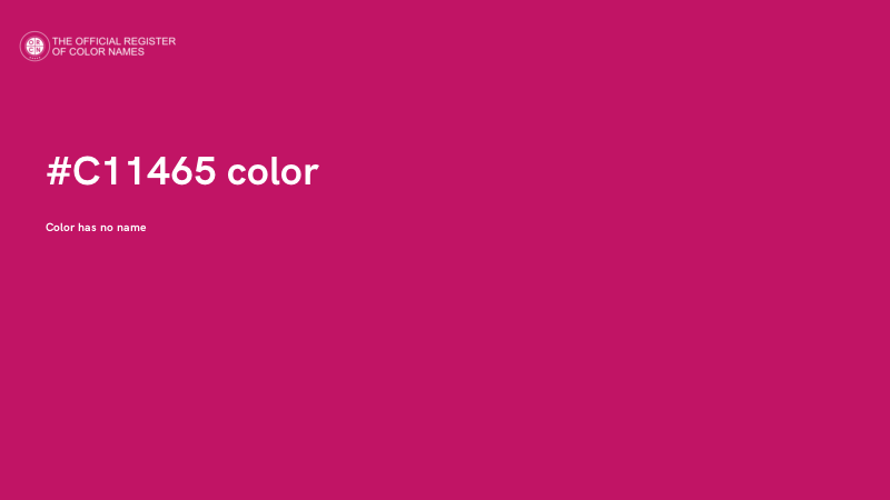 #C11465 color image