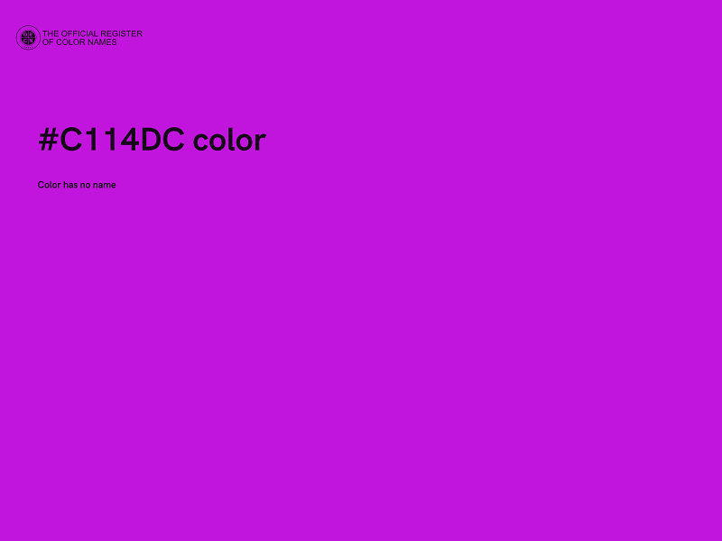 #C114DC color image