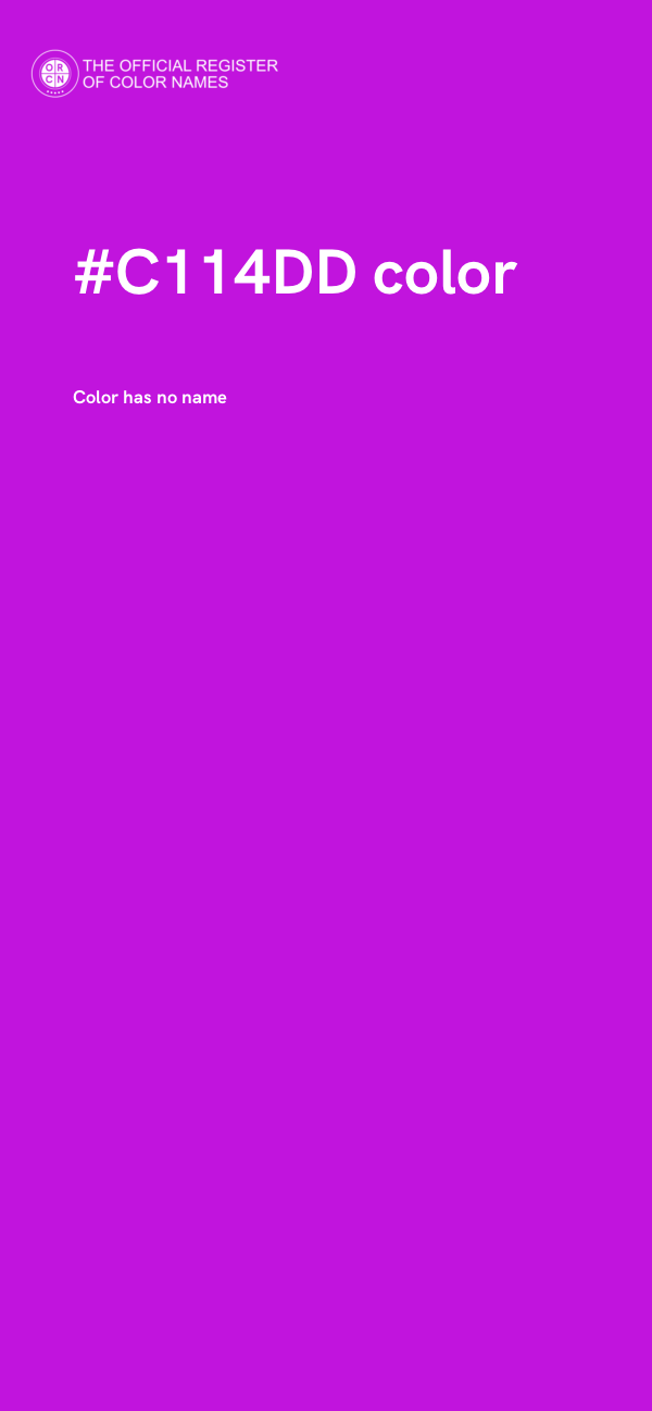 #C114DD color image