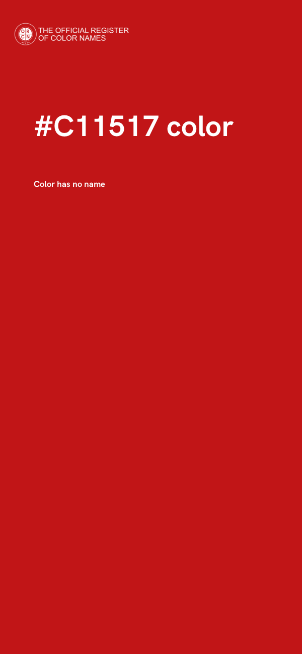 #C11517 color image