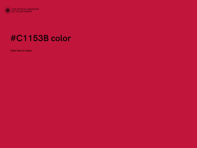 #C1153B color image
