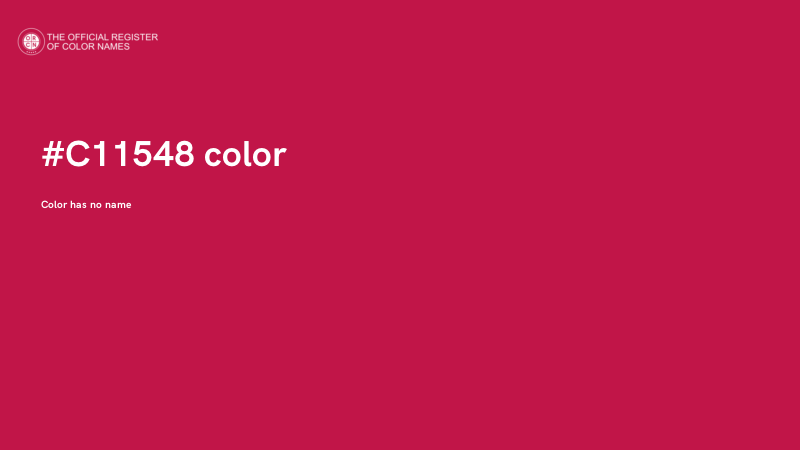 #C11548 color image