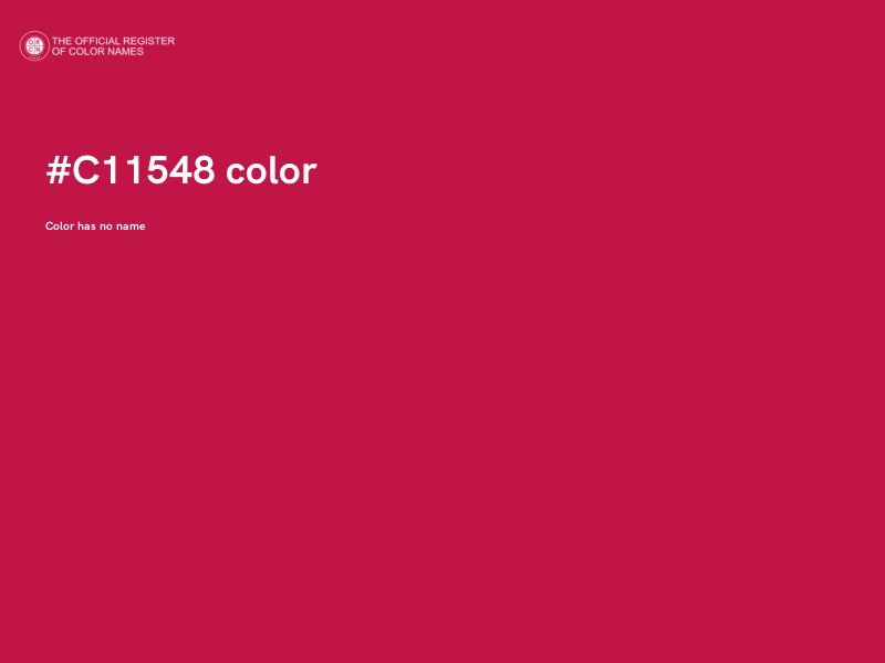 #C11548 color image