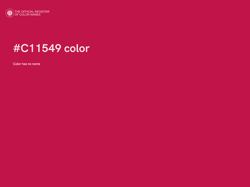 #C11549 color image