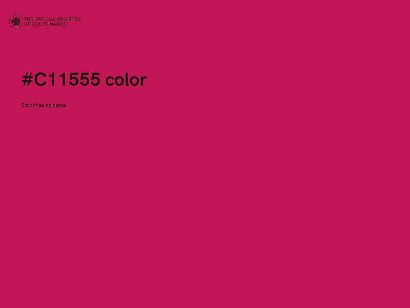 #C11555 color image