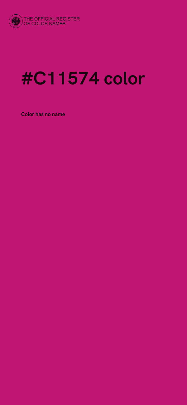 #C11574 color image
