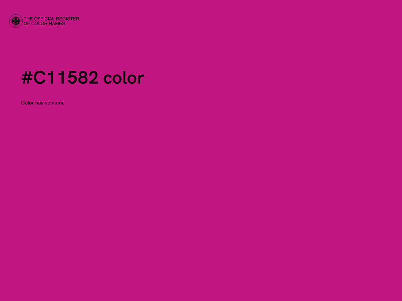 #C11582 color image