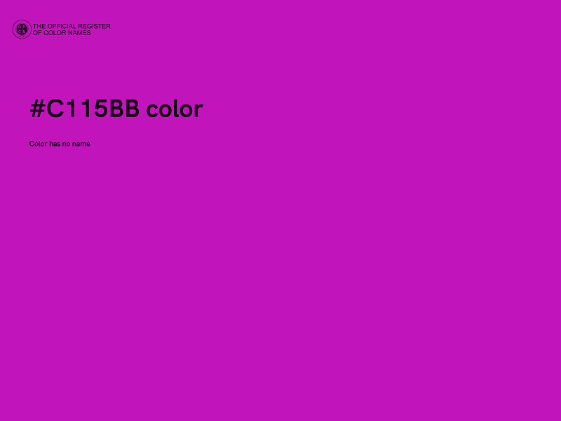 #C115BB color image