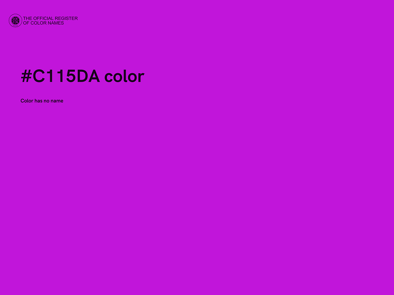 #C115DA color image