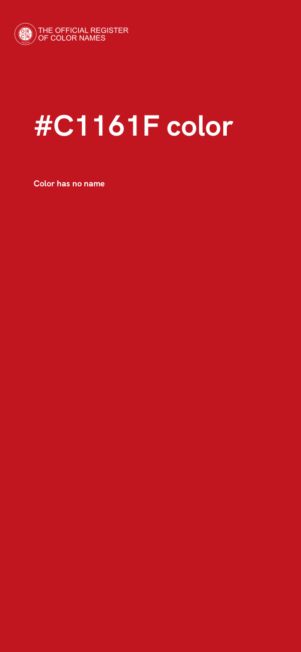 #C1161F color image