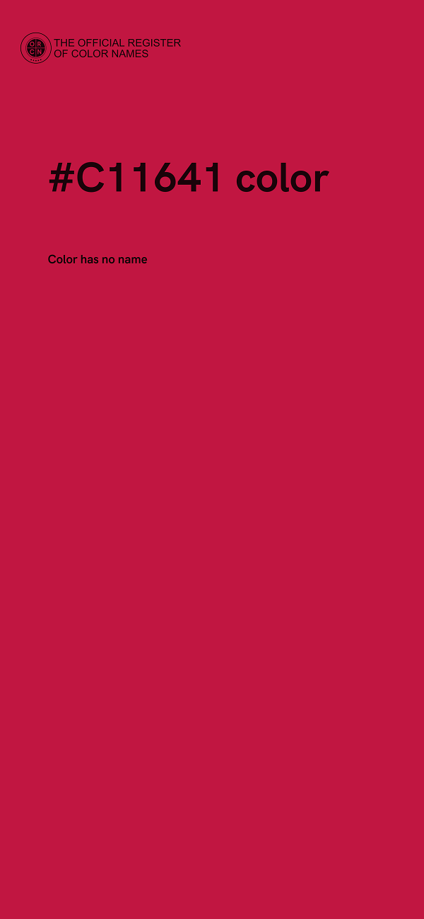 #C11641 color image