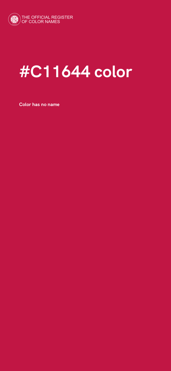 #C11644 color image