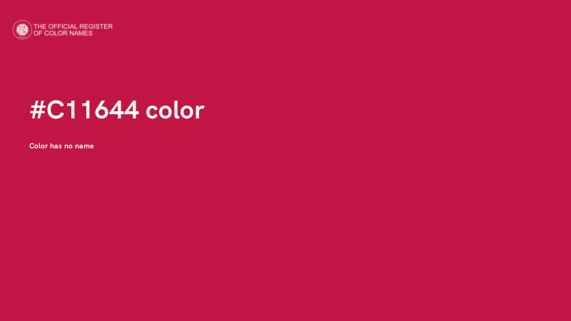 #C11644 color image