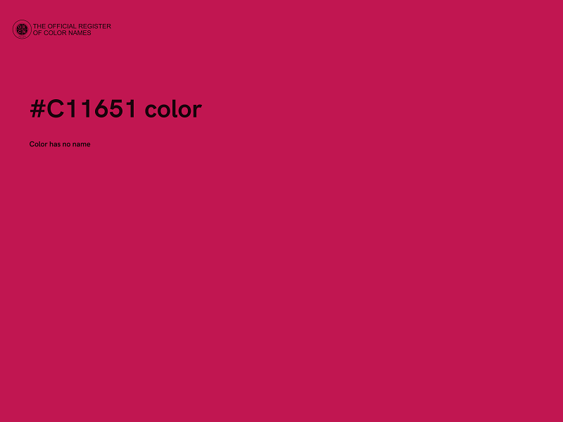 #C11651 color image