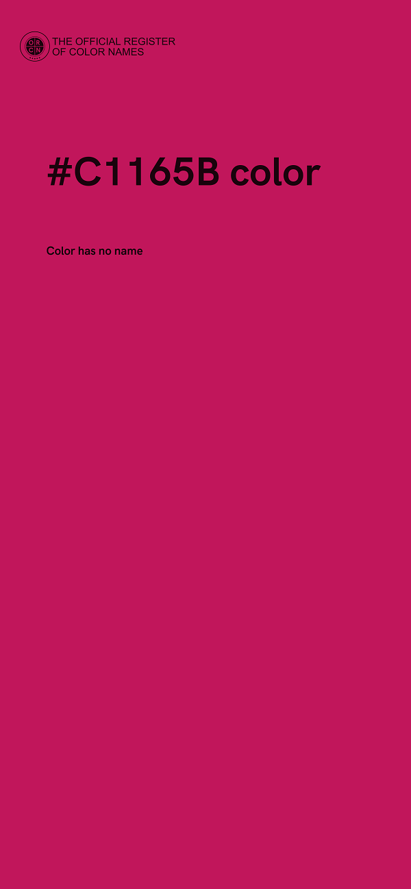 #C1165B color image