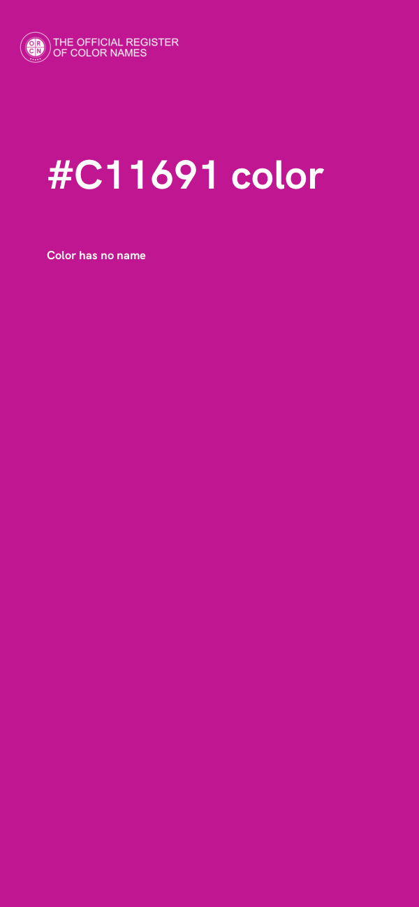#C11691 color image