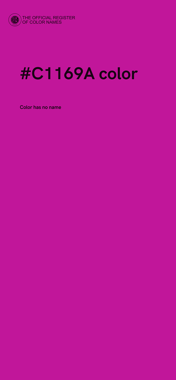 #C1169A color image