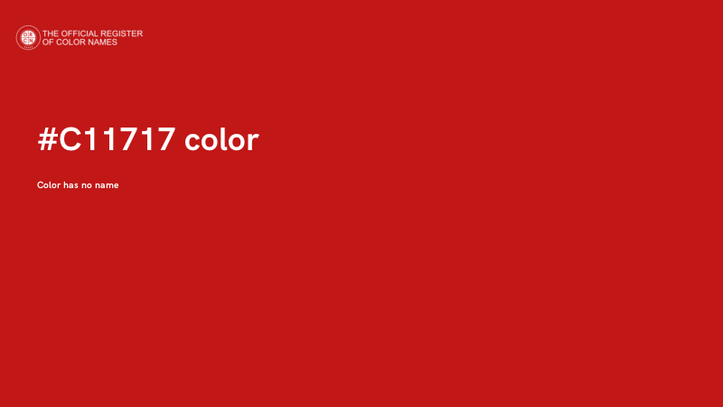 #C11717 color image