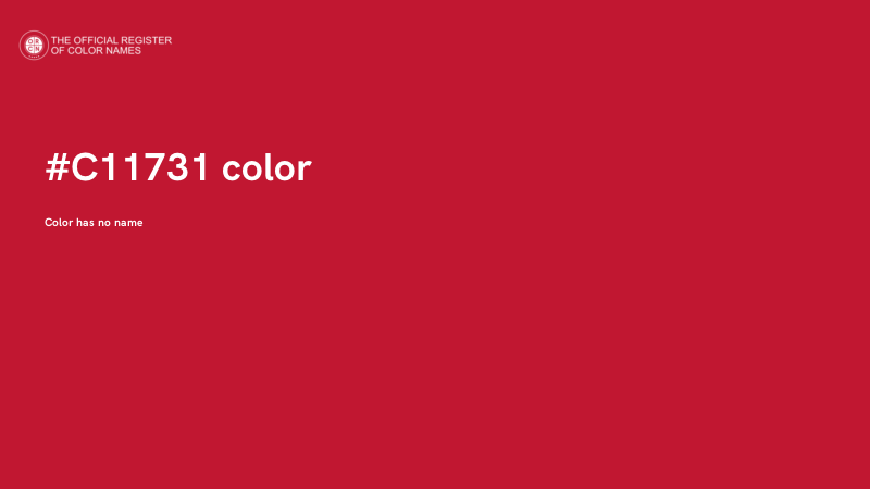 #C11731 color image