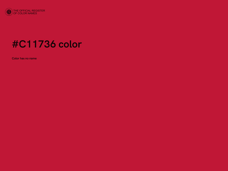 #C11736 color image