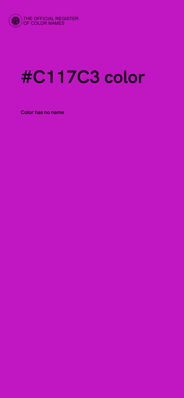 #C117C3 color image
