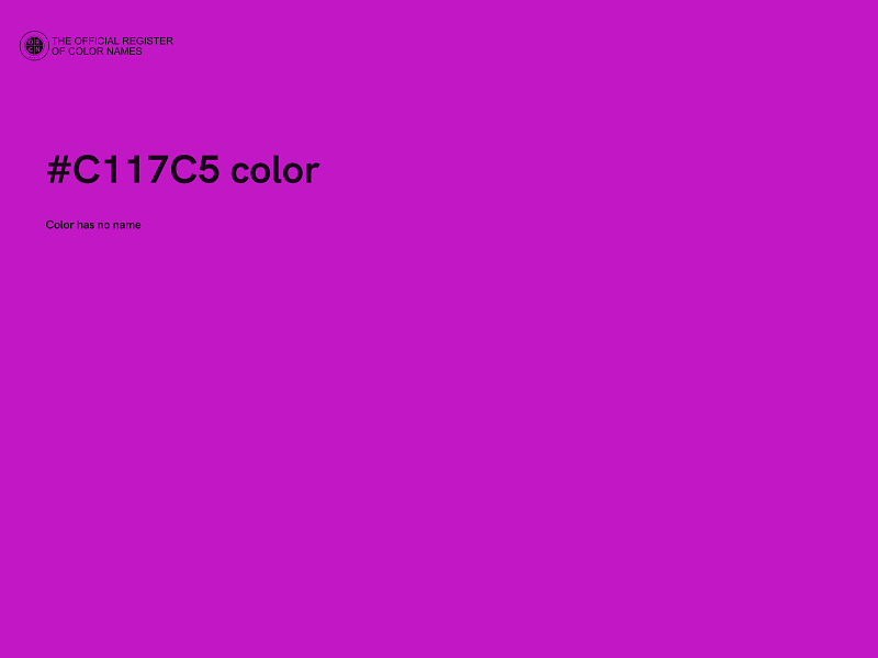 #C117C5 color image