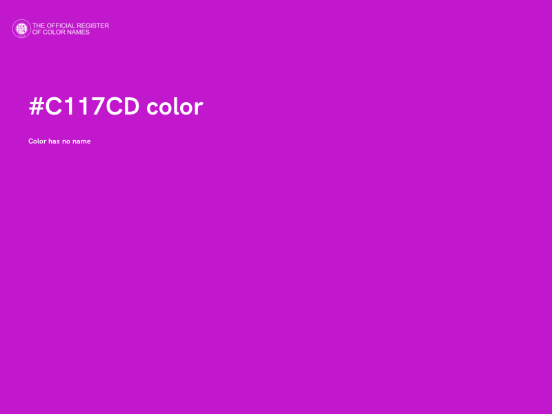 #C117CD color image