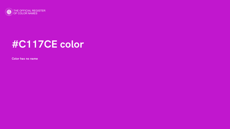 #C117CE color image
