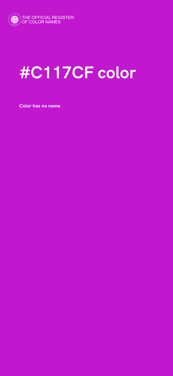 #C117CF color image