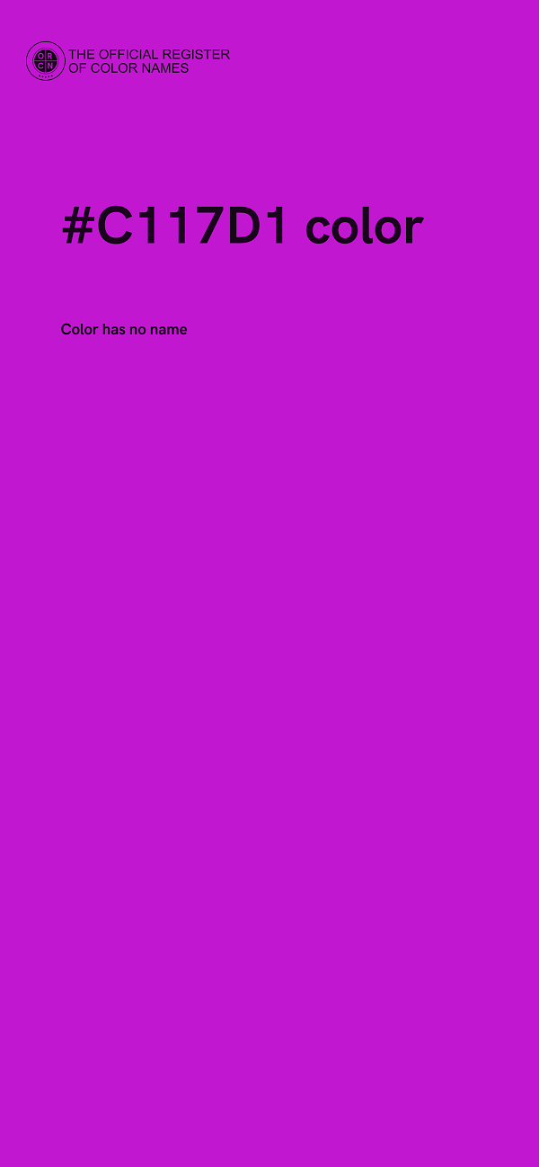 #C117D1 color image