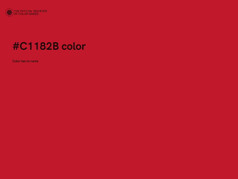 #C1182B color image